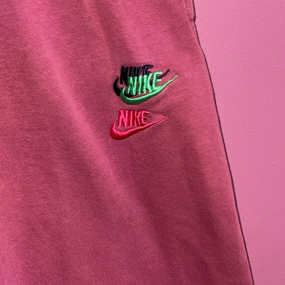 Nike Sweatpants Mens Size L Joggers Multi Swoosh Logos Front and Back Lot 2 - Picture 3 of 11